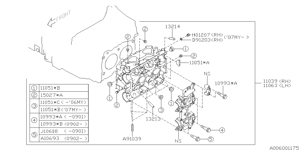 Diagram CYLINDER HEAD for your 2022 Subaru Impreza   