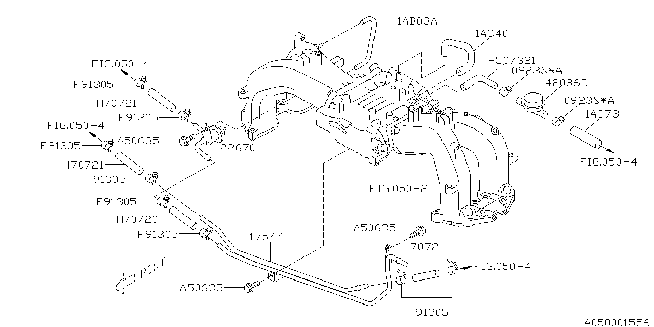 Diagram INTAKE MANIFOLD for your 2009 Subaru Impreza  Wagon 