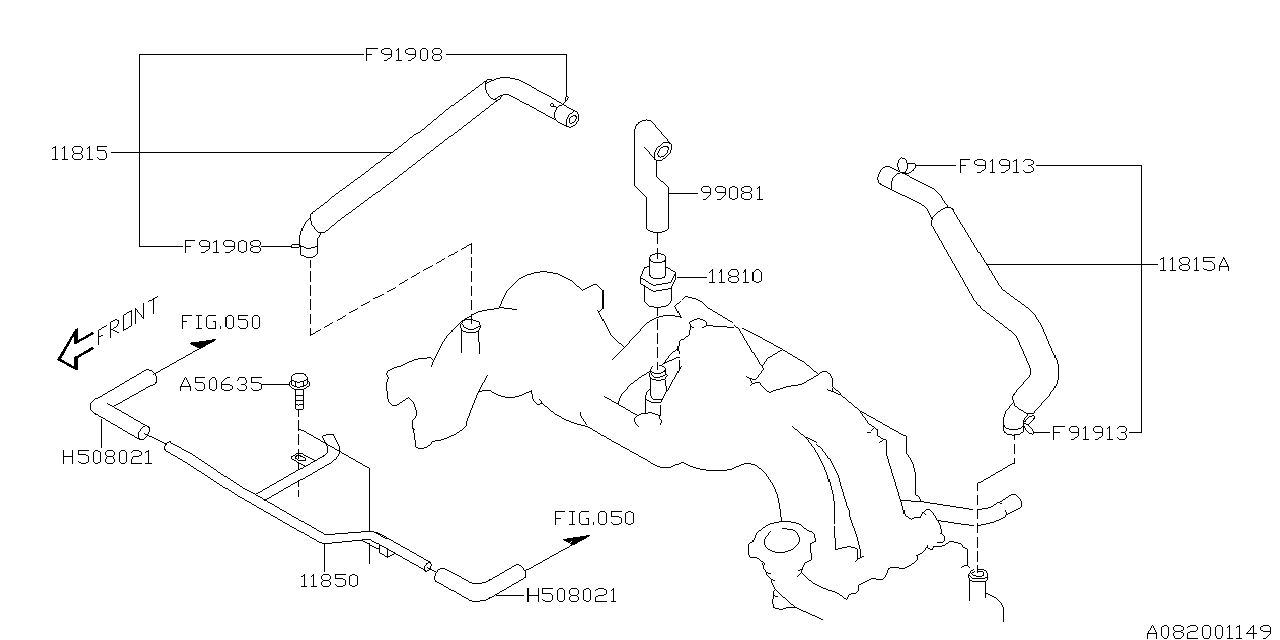 Diagram EMISSION CONTROL (PCV) for your 2006 Subaru Legacy  WAGON 