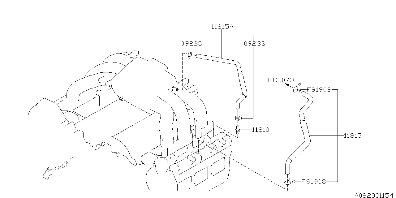 Diagram EMISSION CONTROL (PCV) for your Subaru