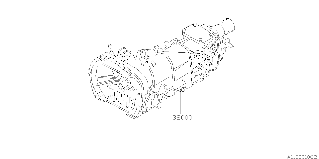 2024 Subaru Crosstrek Manual Transmission (MT) 32000AG250 Genuine