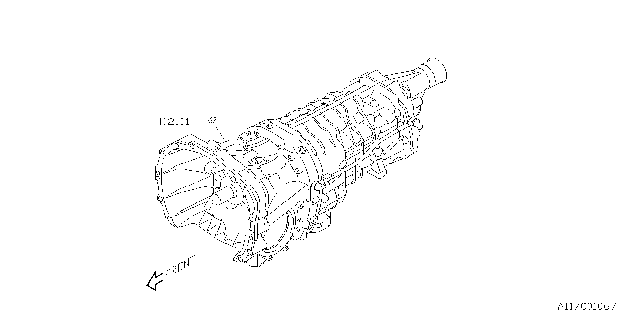 Diagram MT, SPEEDOMETER GEAR for your Subaru Legacy  