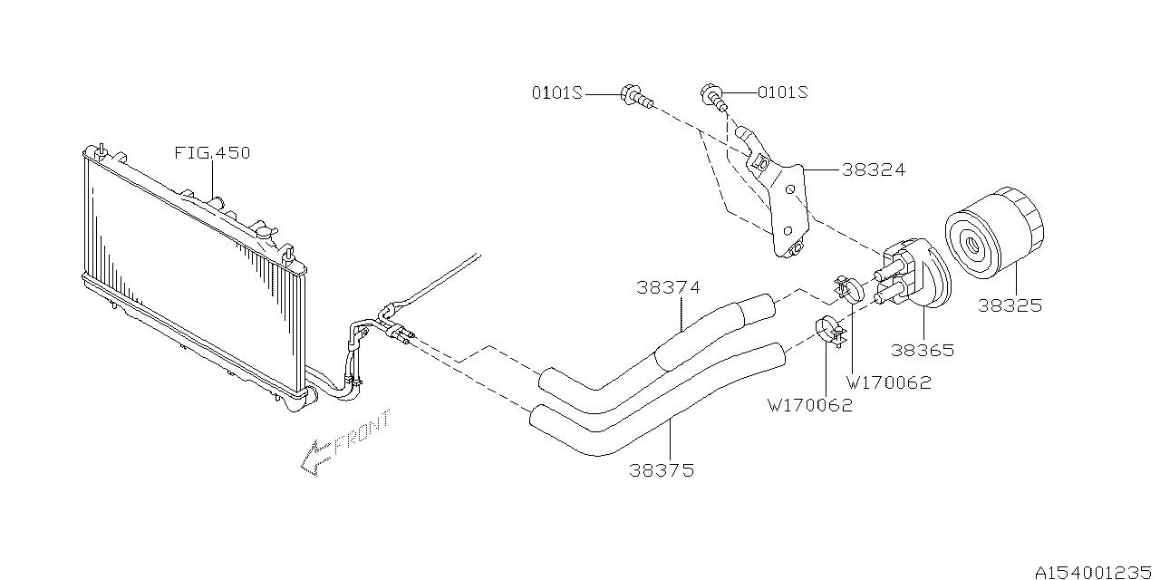 Diagram AT, TRANSMISSION CASE for your Subaru