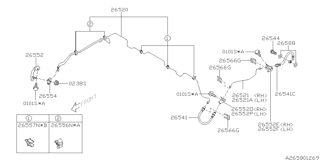 BRAKE PIPING Diagram