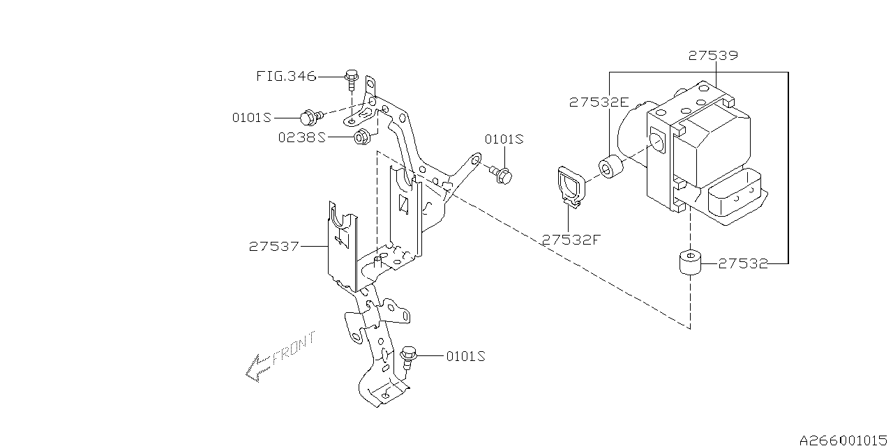 Diagram V.D.C.SYSTEM for your Subaru Outback  