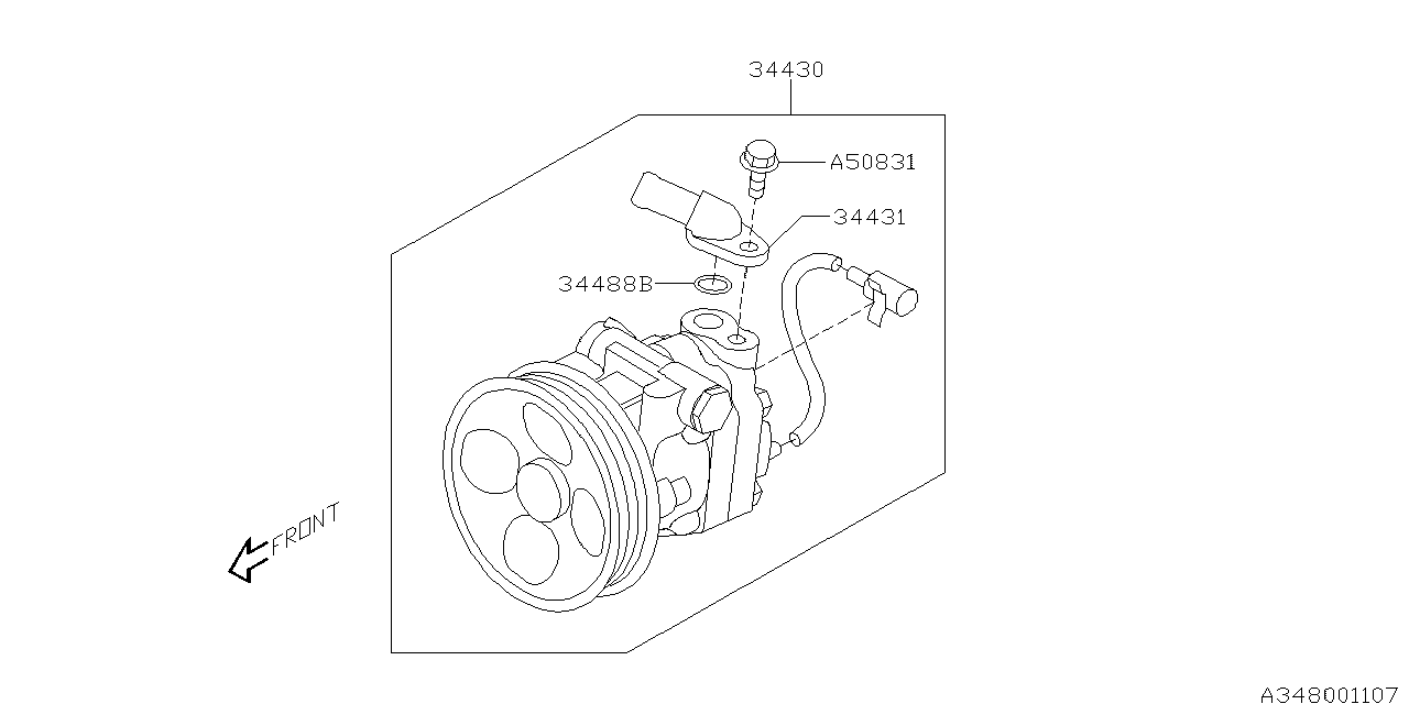 Diagram OIL PUMP for your 2024 Subaru Ascent   