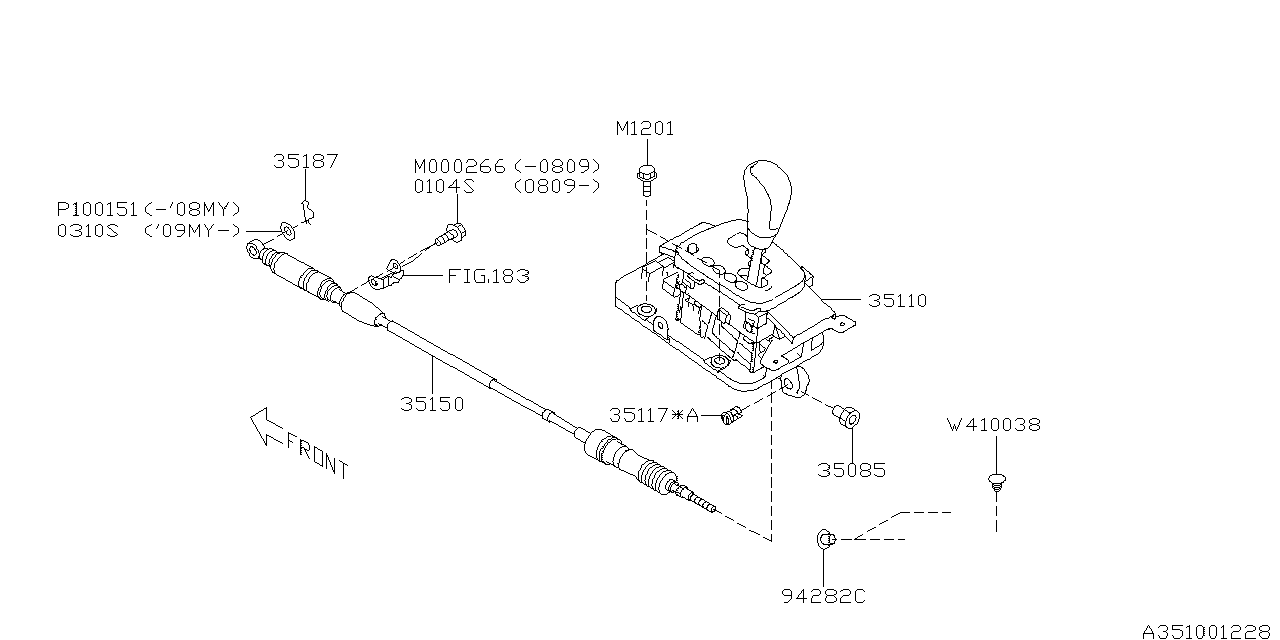 Diagram SELECTOR SYSTEM for your 2006 Subaru Legacy 2.5L 4AT Sedan 