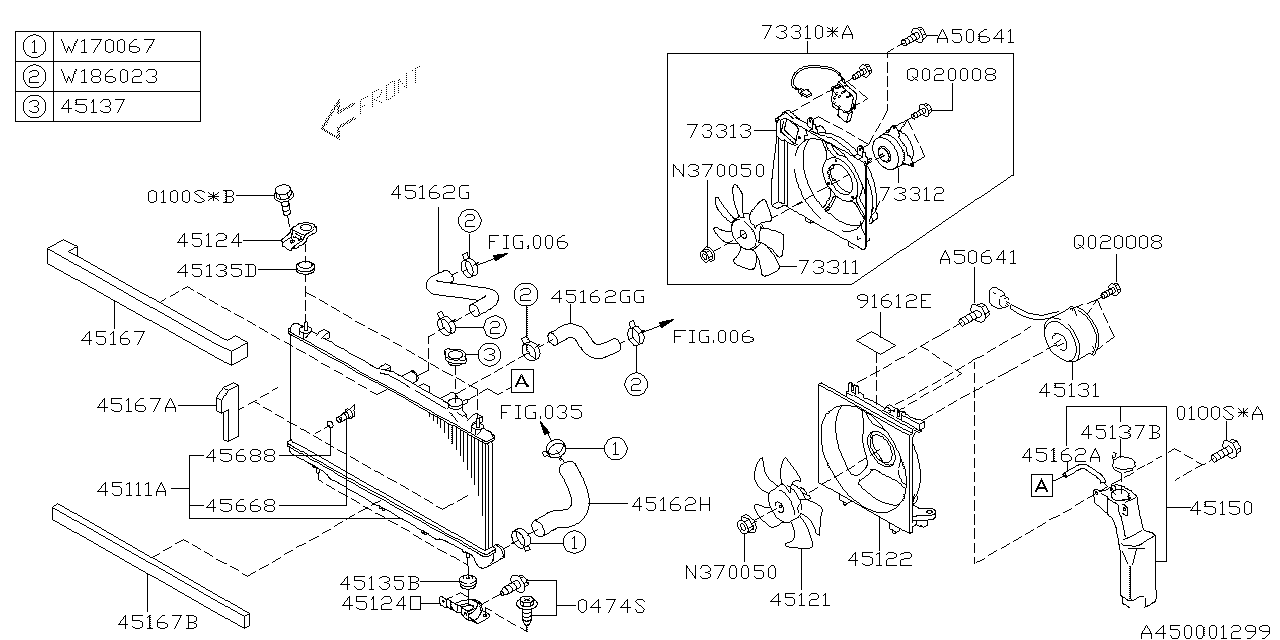 Diagram ENGINE COOLING for your 2008 Subaru Legacy   