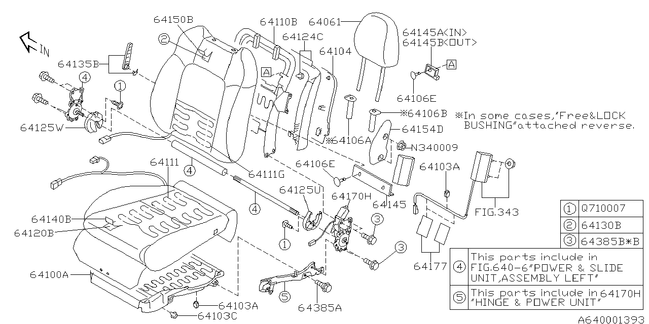 Diagram FRONT SEAT for your 2025 Subaru Impreza   