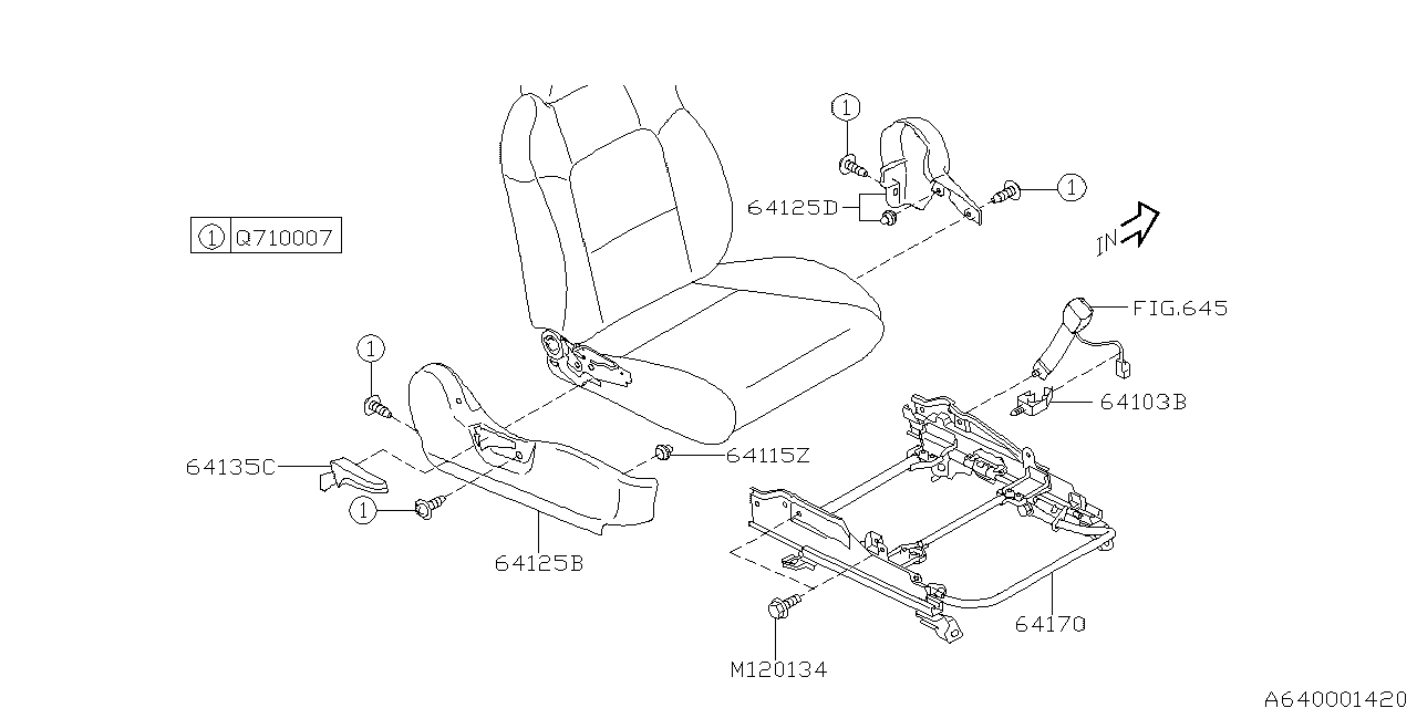 FRONT SEAT Diagram