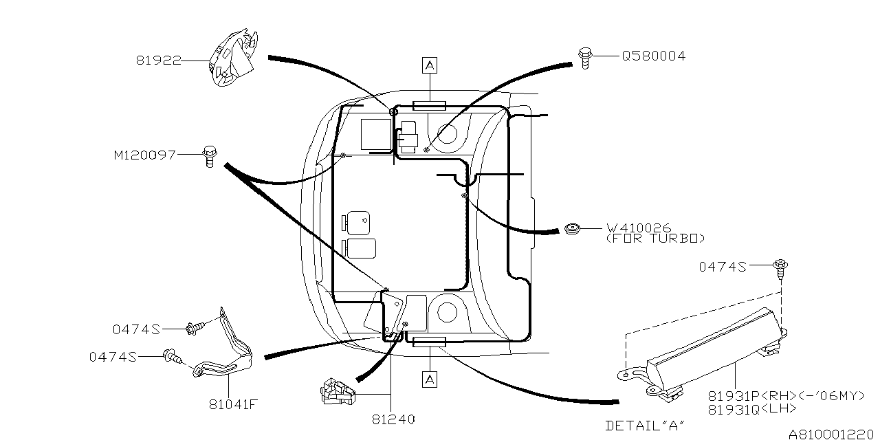 Diagram WIRING HARNESS (MAIN) for your 2022 Subaru Outback   