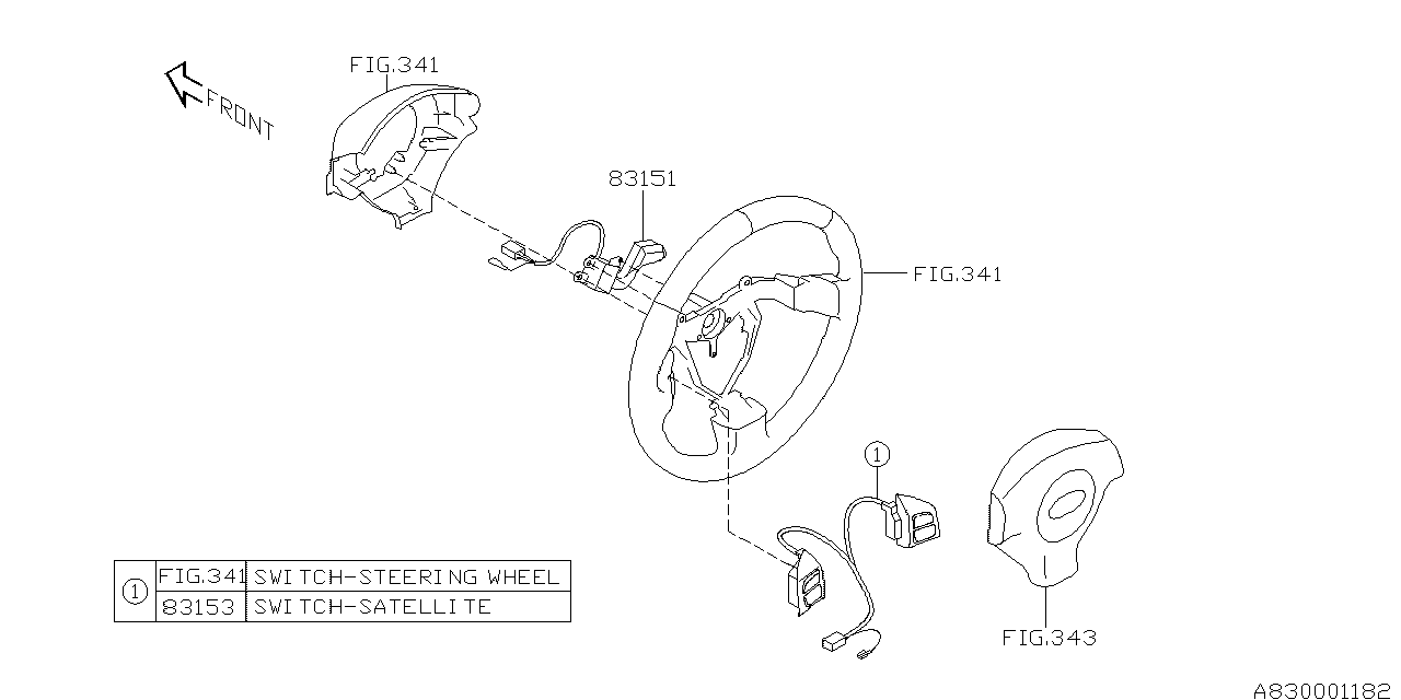 SWITCH (INSTRUMENTPANEL) Diagram