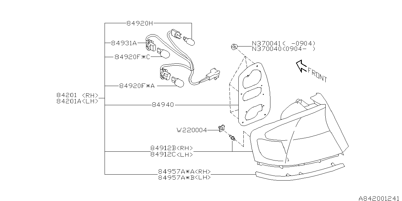 LAMP (REAR) Diagram