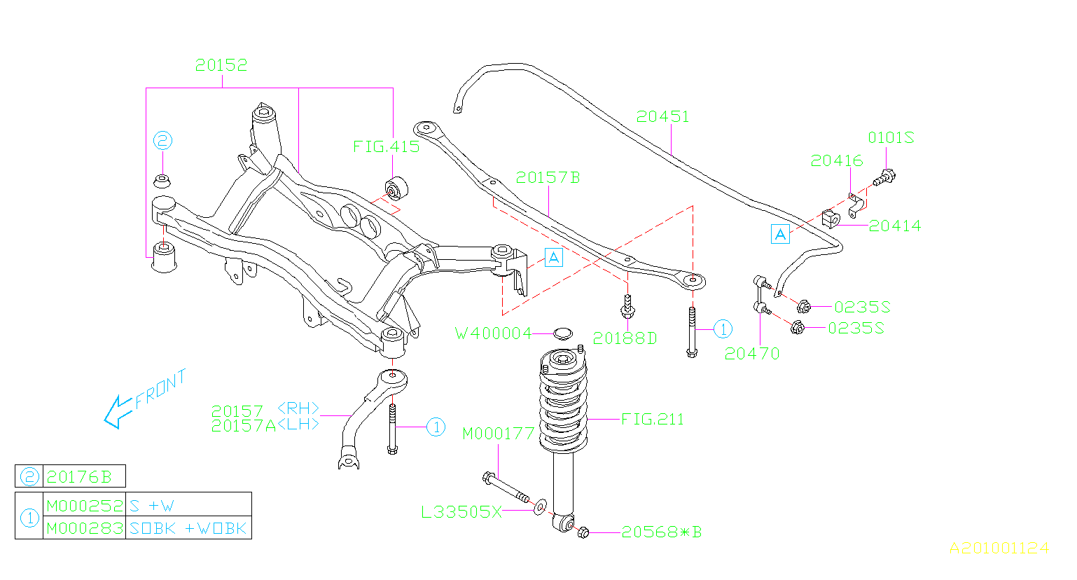 rear suspension frame