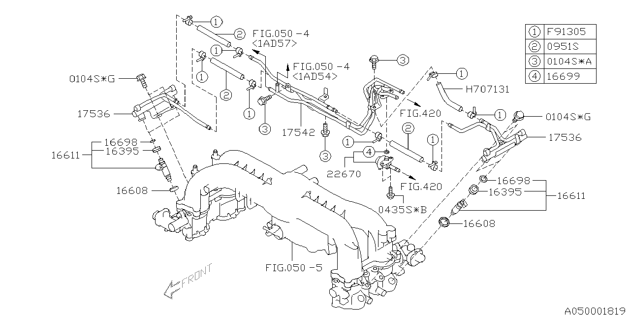 Diagram INTAKE MANIFOLD for your 2017 Subaru Crosstrek   