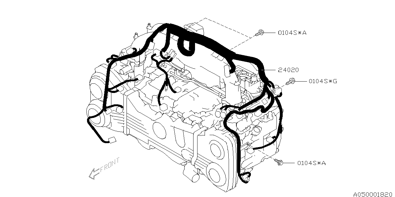 Diagram INTAKE MANIFOLD for your Subaru Legacy  