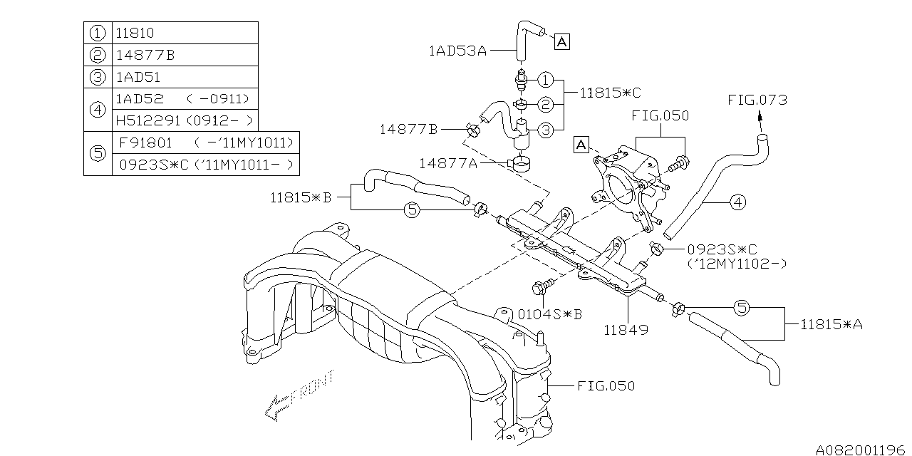 Diagram EMISSION CONTROL (PCV) for your 2007 Subaru Impreza  Wagon 