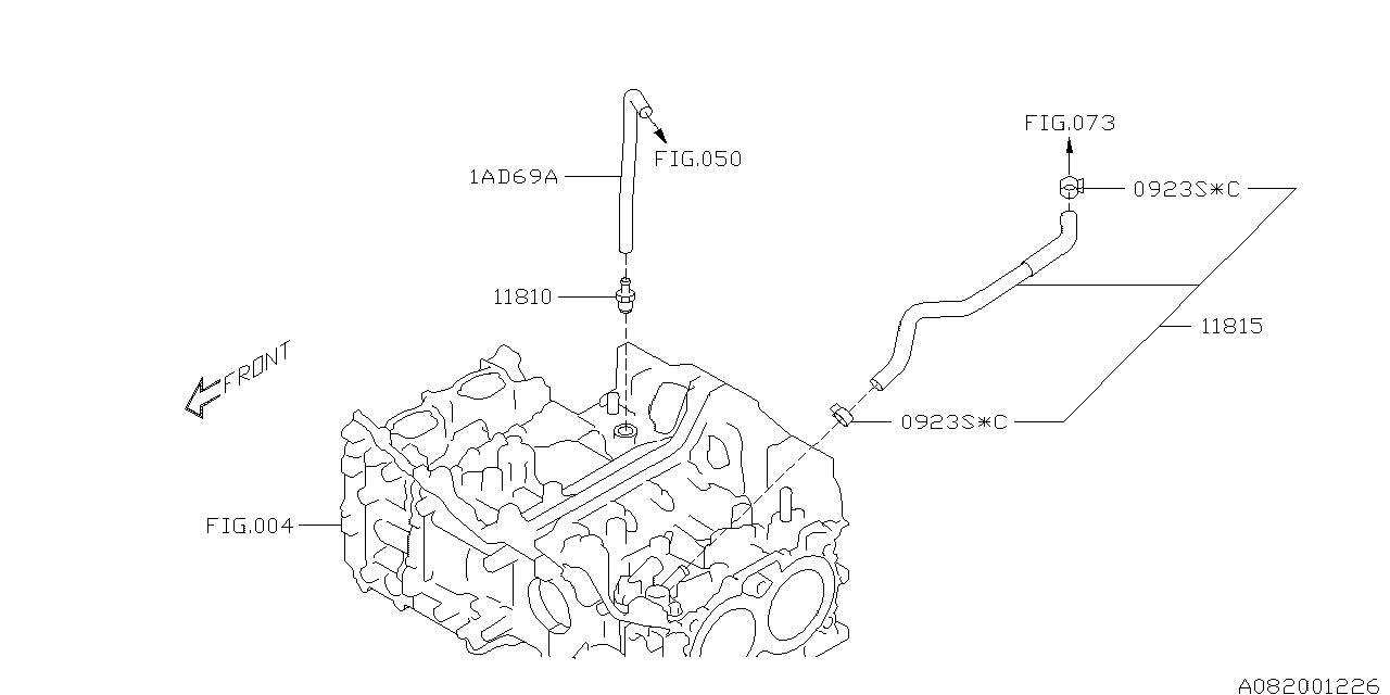 Diagram EMISSION CONTROL (PCV) for your 2016 Subaru Forester  Limited 