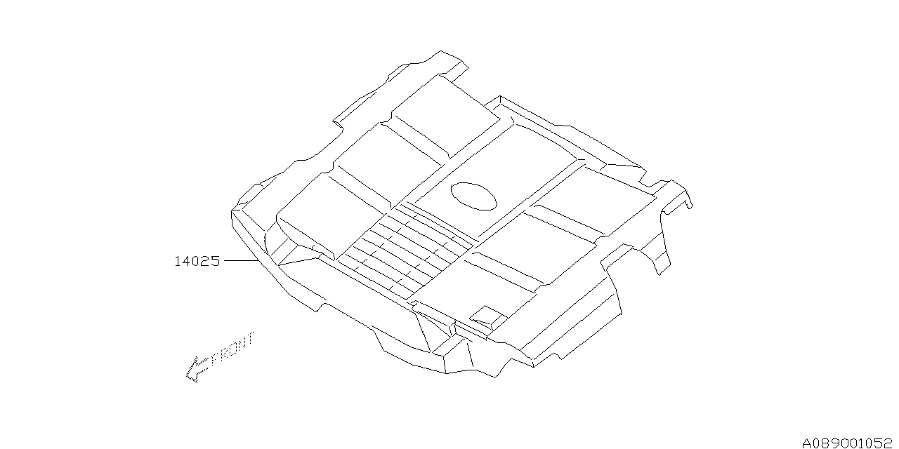 Diagram COVER (ENGINE) for your 2023 Subaru Crosstrek   