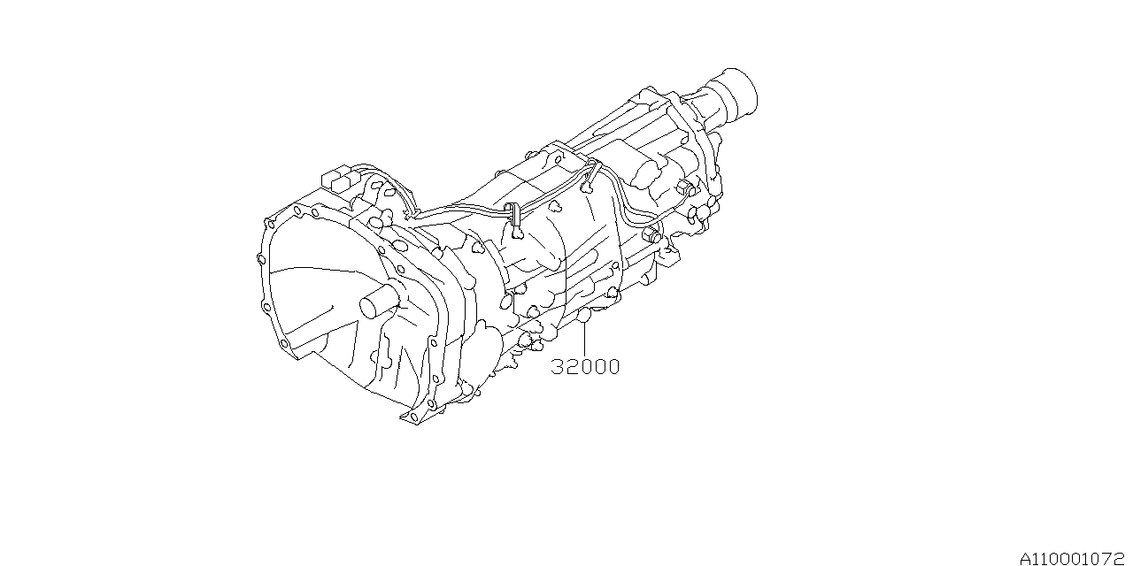 Diagram MT, TRANSMISSION ASSEMBLY for your Subaru Outback  