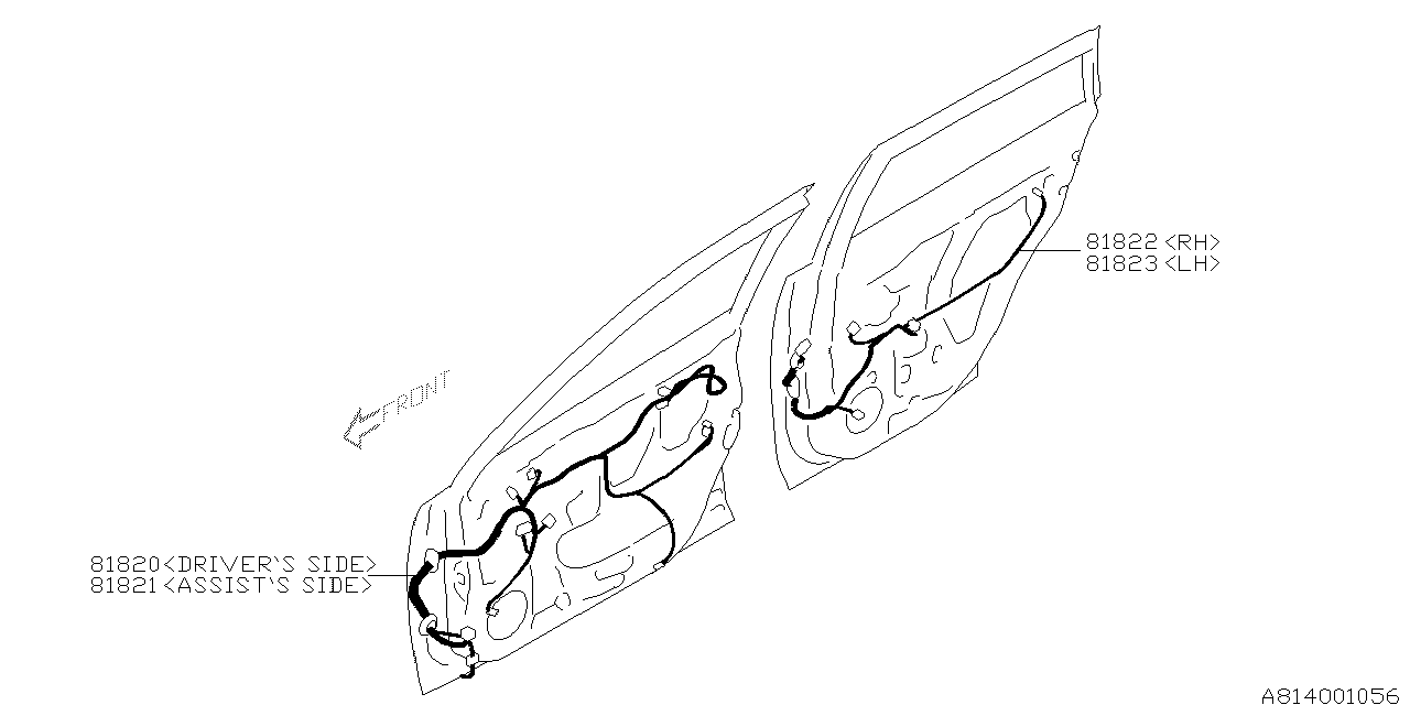 Diagram CORD (DOOR) for your 2006 Subaru Outback   