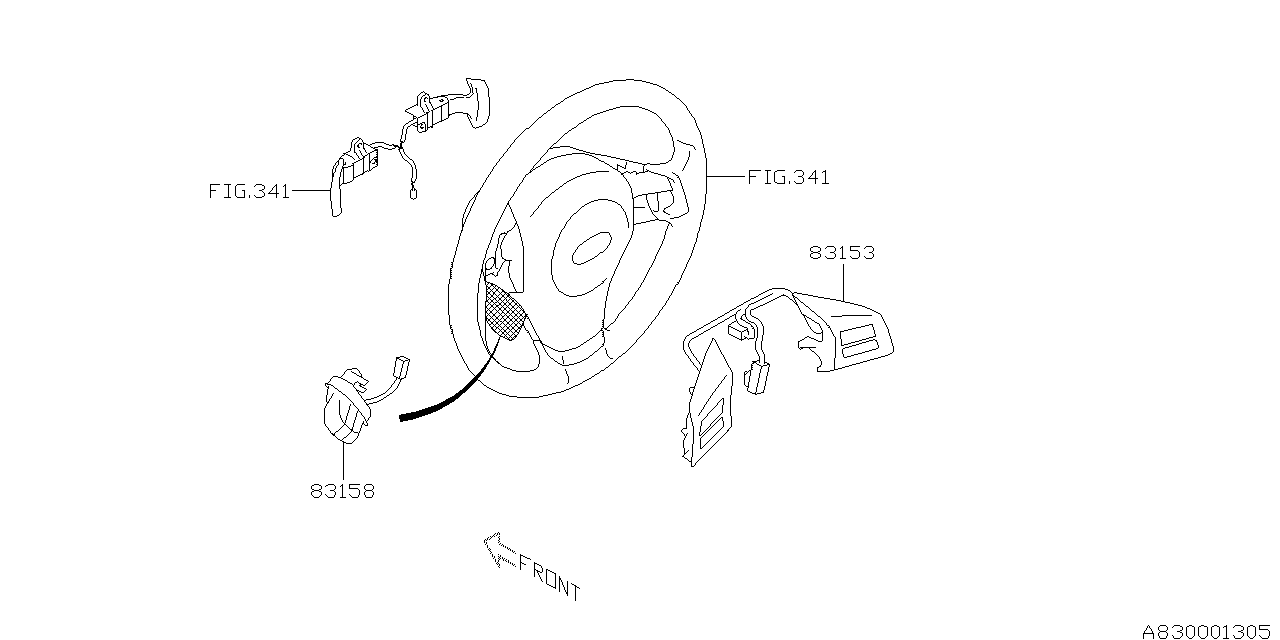 Diagram SWITCH (INSTRUMENTPANEL) for your 2012 Subaru Forester   