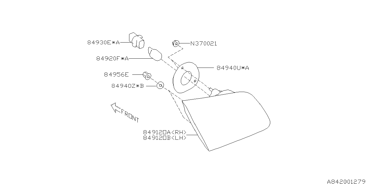 Diagram LAMP (REAR) for your 2024 Subaru Crosstrek   