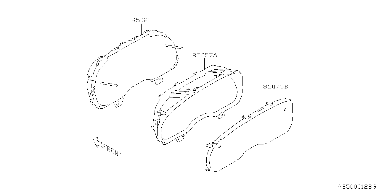 Diagram METER for your 2009 Subaru STI   