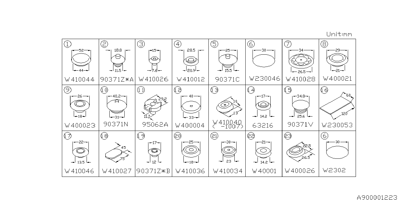 Diagram PLUG for your 2022 Subaru Ascent  Base w/EyeSight 