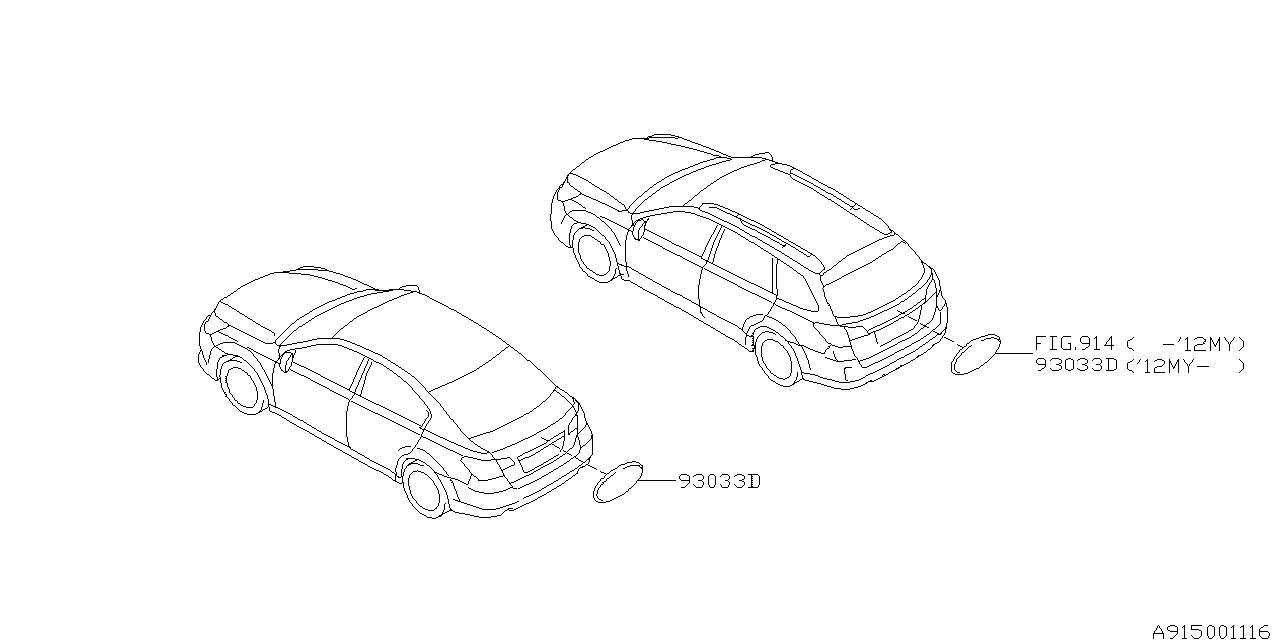 Diagram MOLDING for your 2008 Subaru Forester   