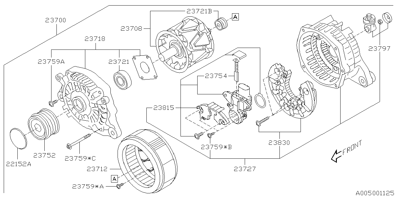 Diagram TIMING HOLE PLUG & TRANSMISSION BOLT for your 2015 Subaru Outback   