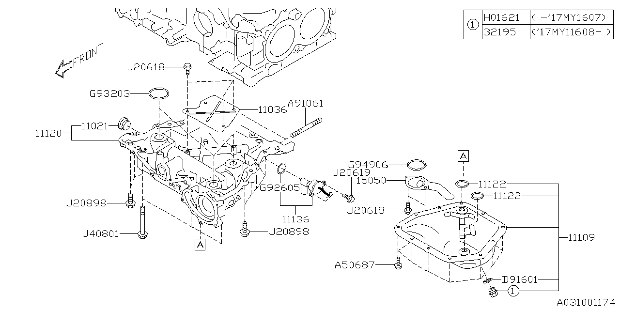 OIL PAN Diagram