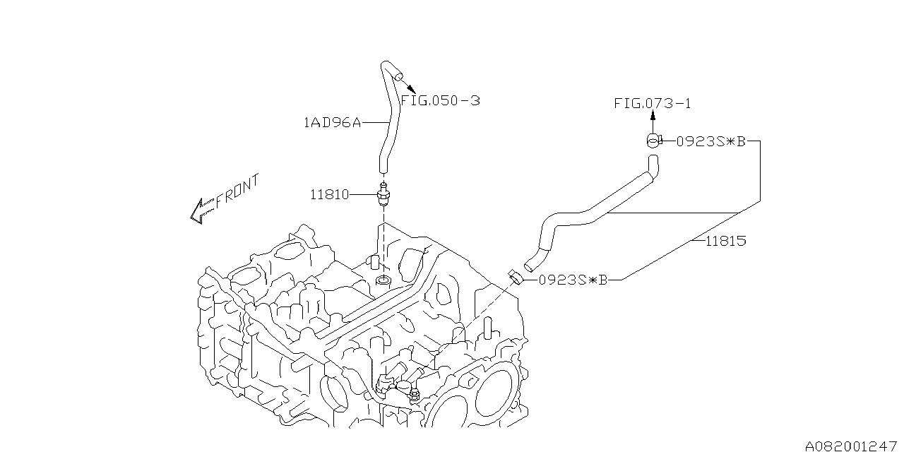 Diagram EMISSION CONTROL (PCV) for your 2018 Subaru Outback   