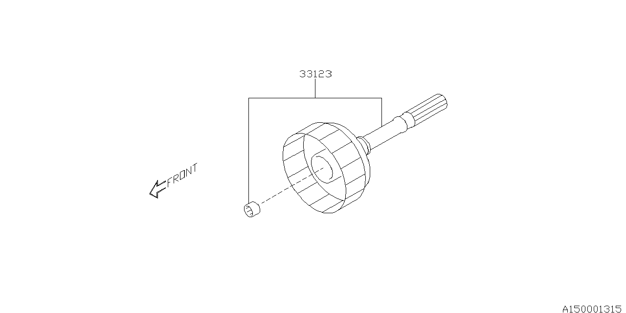 Diagram AT, TRANSMISSION ASSEMBLY for your 2023 Subaru Solterra   