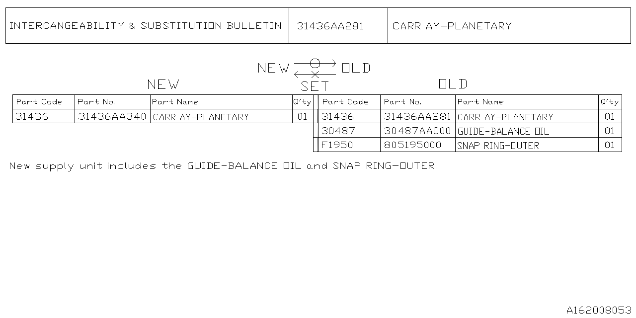 Diagram AT, PLANETARY for your 2008 Subaru WRX  SEDAN 