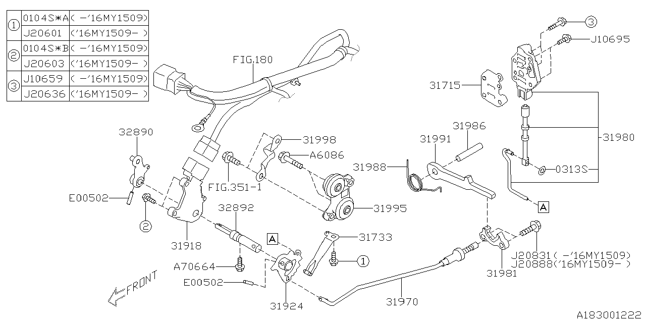 Diagram AT, CONTROL DEVICE for your 2010 Subaru Forester   