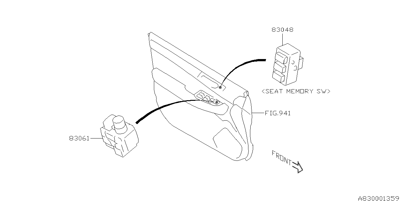 SWITCH (INSTRUMENTPANEL) Diagram