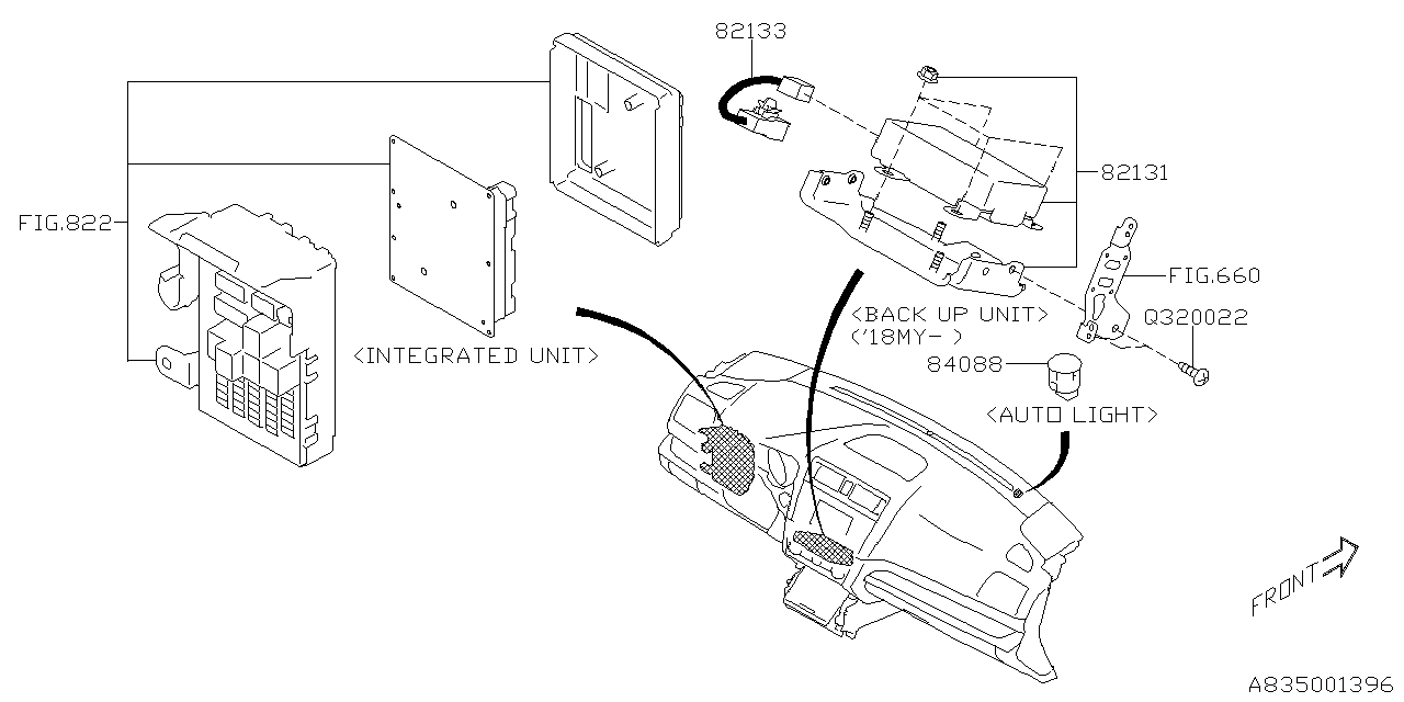 Diagram ELECTRICAL PARTS (BODY) for your Subaru Legacy  R Limited Sedan