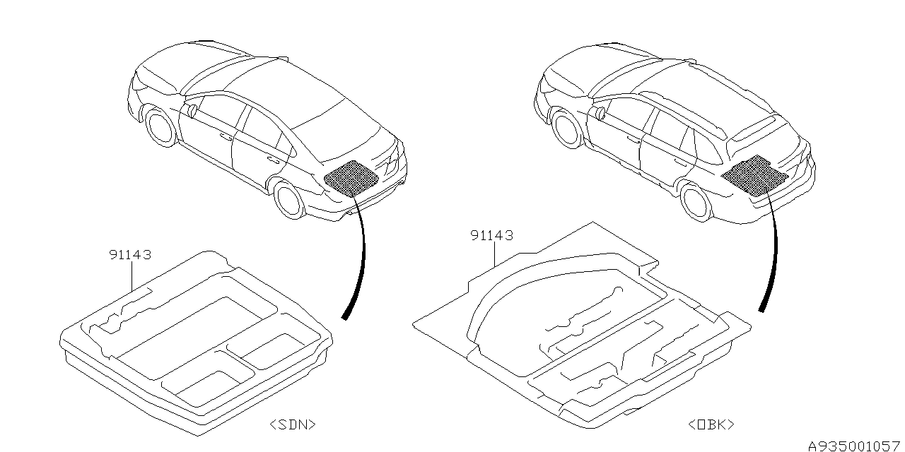 Diagram COVER for your 2023 Subaru Solterra   