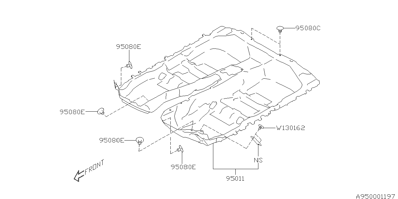 Diagram MAT for your Subaru Outback  Limited