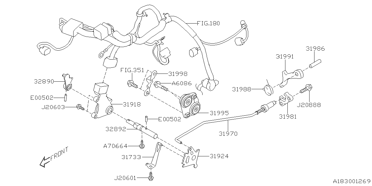 Diagram AT, CONTROL DEVICE for your 2009 Subaru Tribeca   