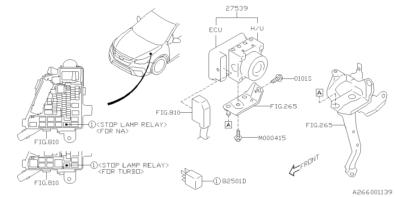 Diagram V.D.C.SYSTEM for your Subaru