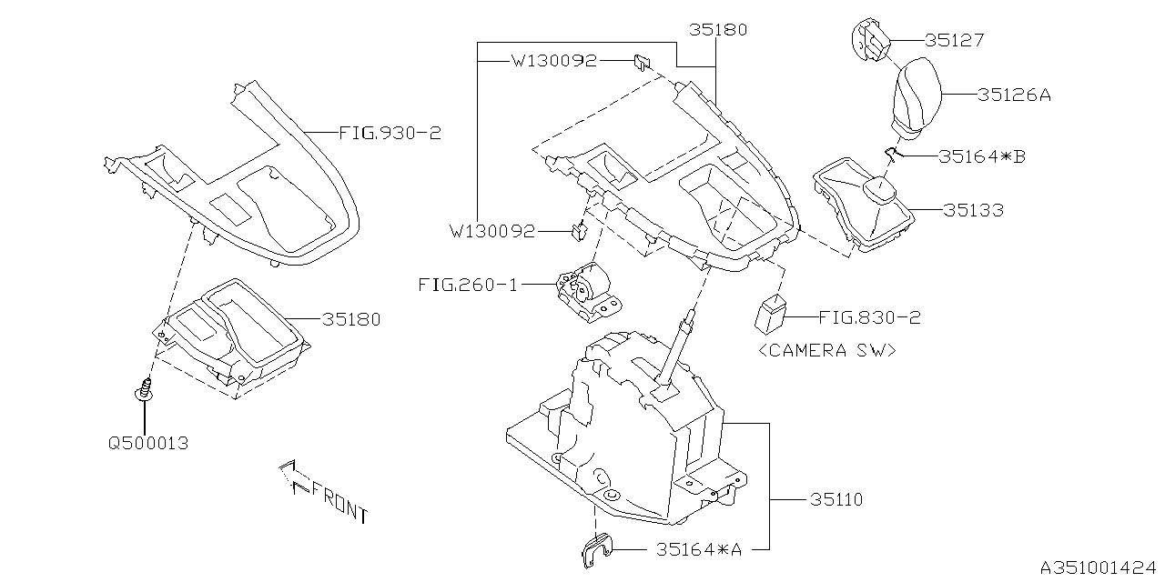 Diagram SELECTOR SYSTEM for your 2023 Subaru Crosstrek   