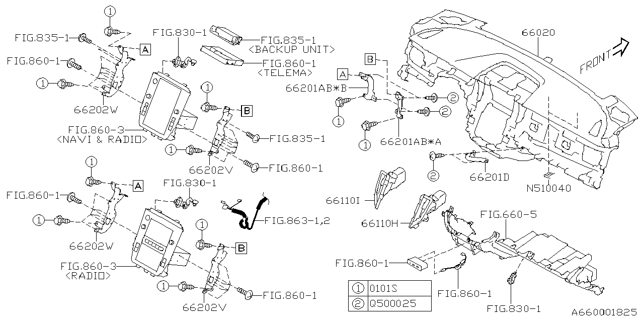 Diagram INSTRUMENT PANEL for your 2015 Subaru Legacy   