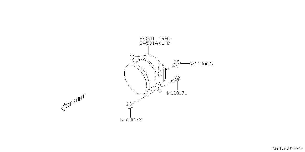 Diagram LAMP (FOG) for your 2014 Subaru Impreza  Sport Limited Wagon 