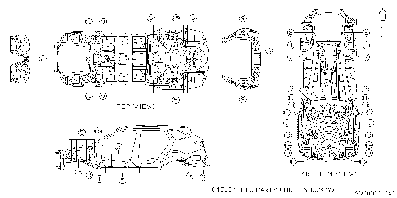 Diagram PLUG for your 2024 Subaru Outback   