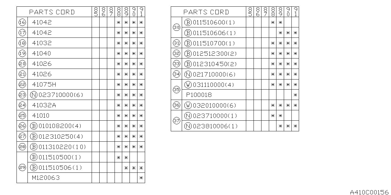 Diagram ENGINE MOUNTING for your 2001 Subaru WRX   
