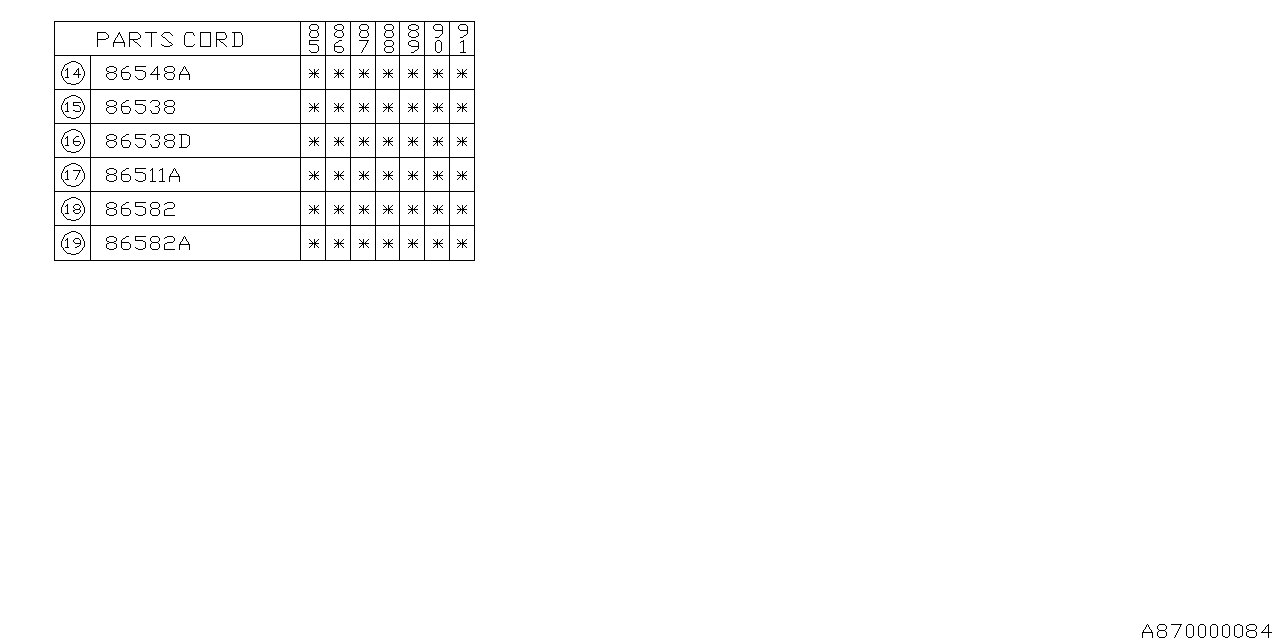 Full size assembly image of WIPER (WINDSHILDE) (1/1)