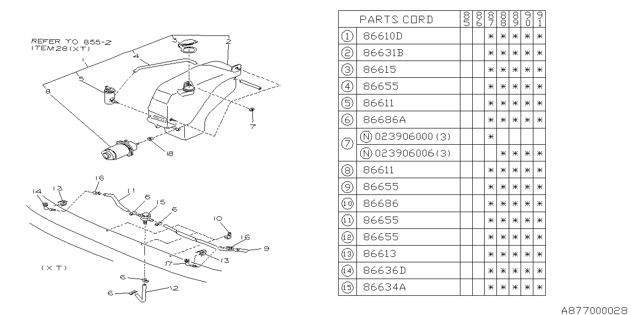 Diagram HEAD LAMP WASHER for your 2011 Subaru Impreza  Sport Sedan 