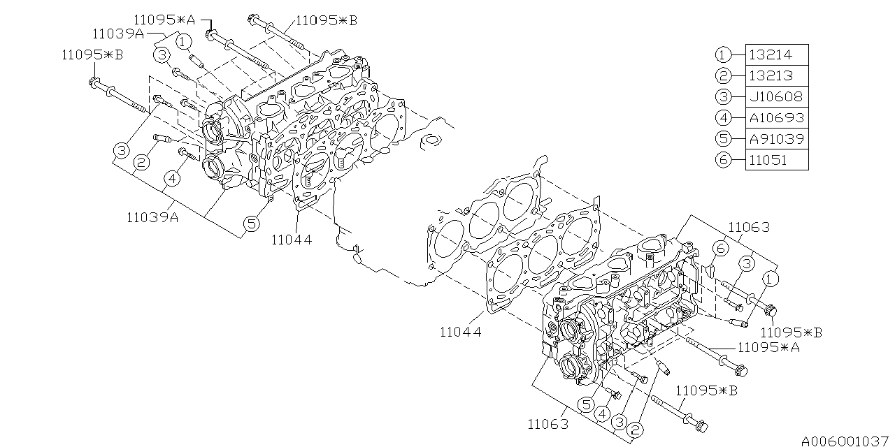 Diagram CYLINDER HEAD for your 2009 Subaru Impreza   